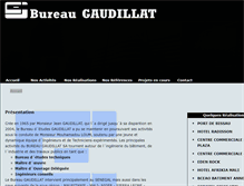 Tablet Screenshot of bureaugaudillat.com